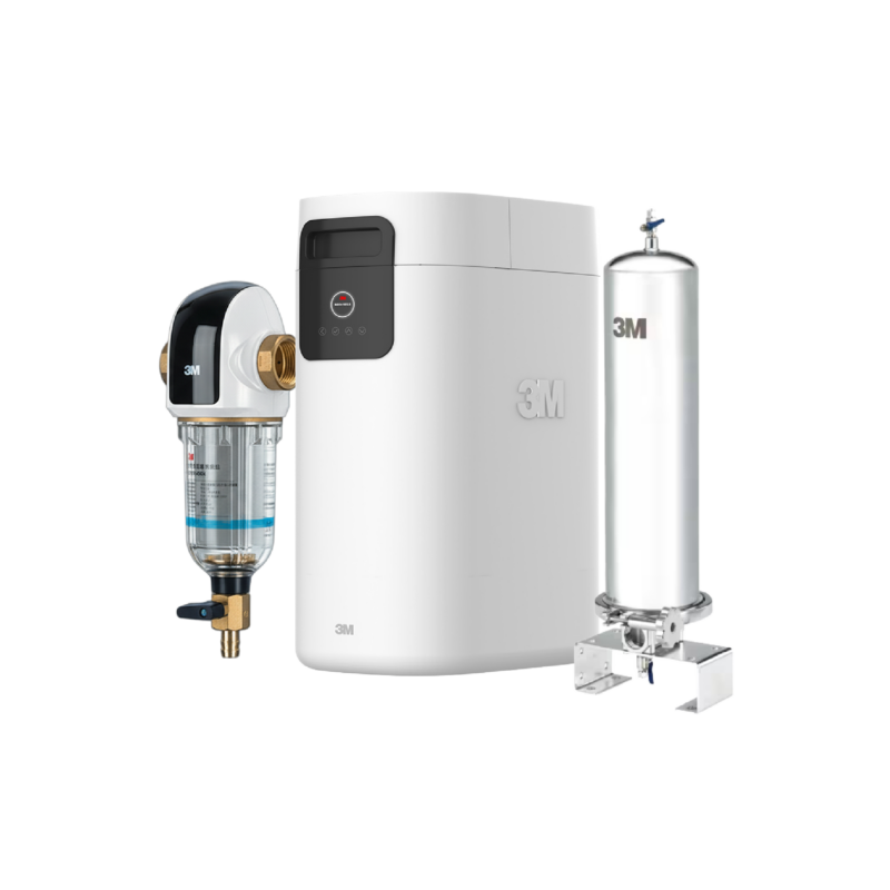 【免費申請補助-下單享折價】3M VST-150 全戶式軟水系統 + SS802 全戶過濾 含基本安裝 送 BFS3-40BK反洗淨水器 SS802濾芯1支 鹽碇10包